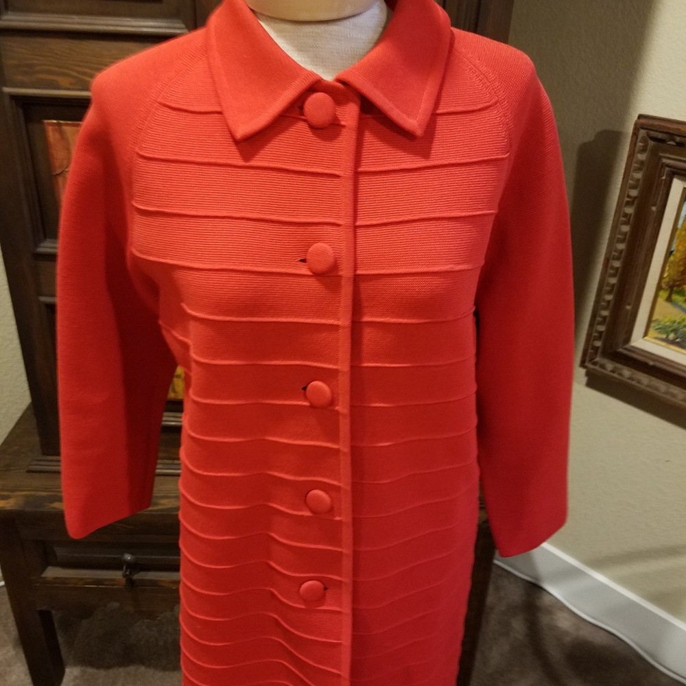 Vintage wool knit coat